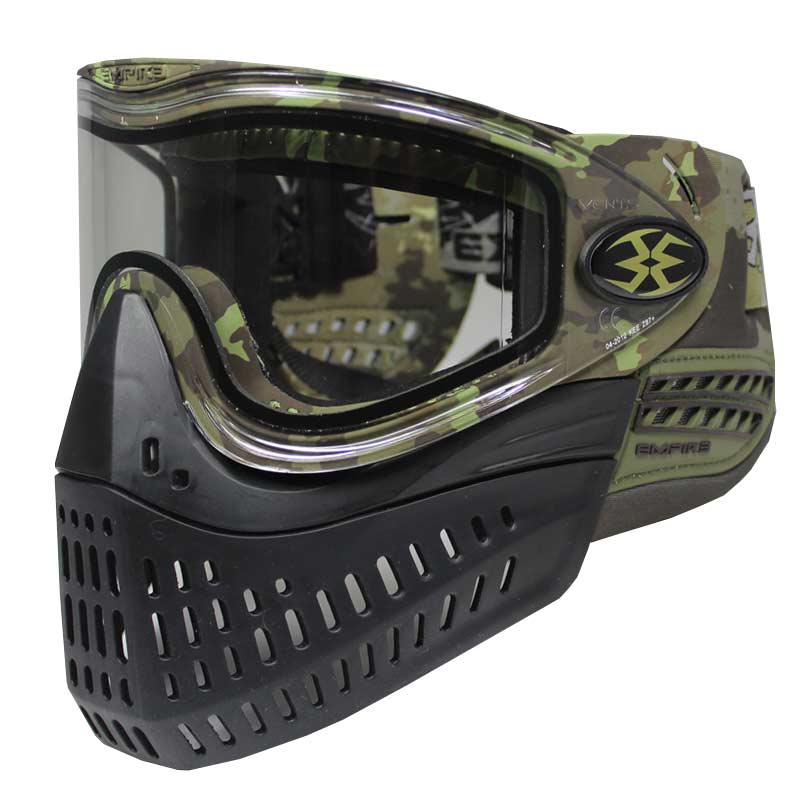 Empire E-Flex Thermal Paintball Mask Terrapat Gen2 with Black / Black Bottom
