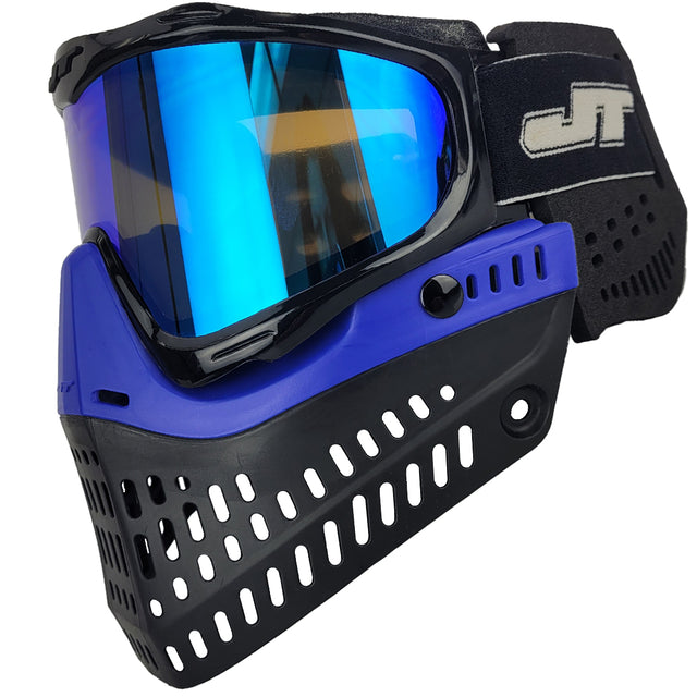 JT Proflex Throwback Custom Goggle Build Sapphire Black blue lens