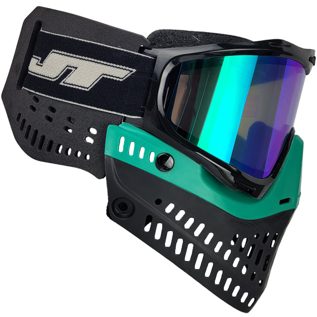 JT Proflex Throwback Custom Goggle Build Emerald Black green lens