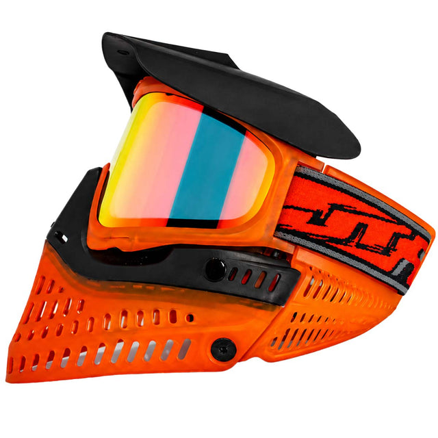 JT Tequila ProFlex Goggle orange side with lava lens