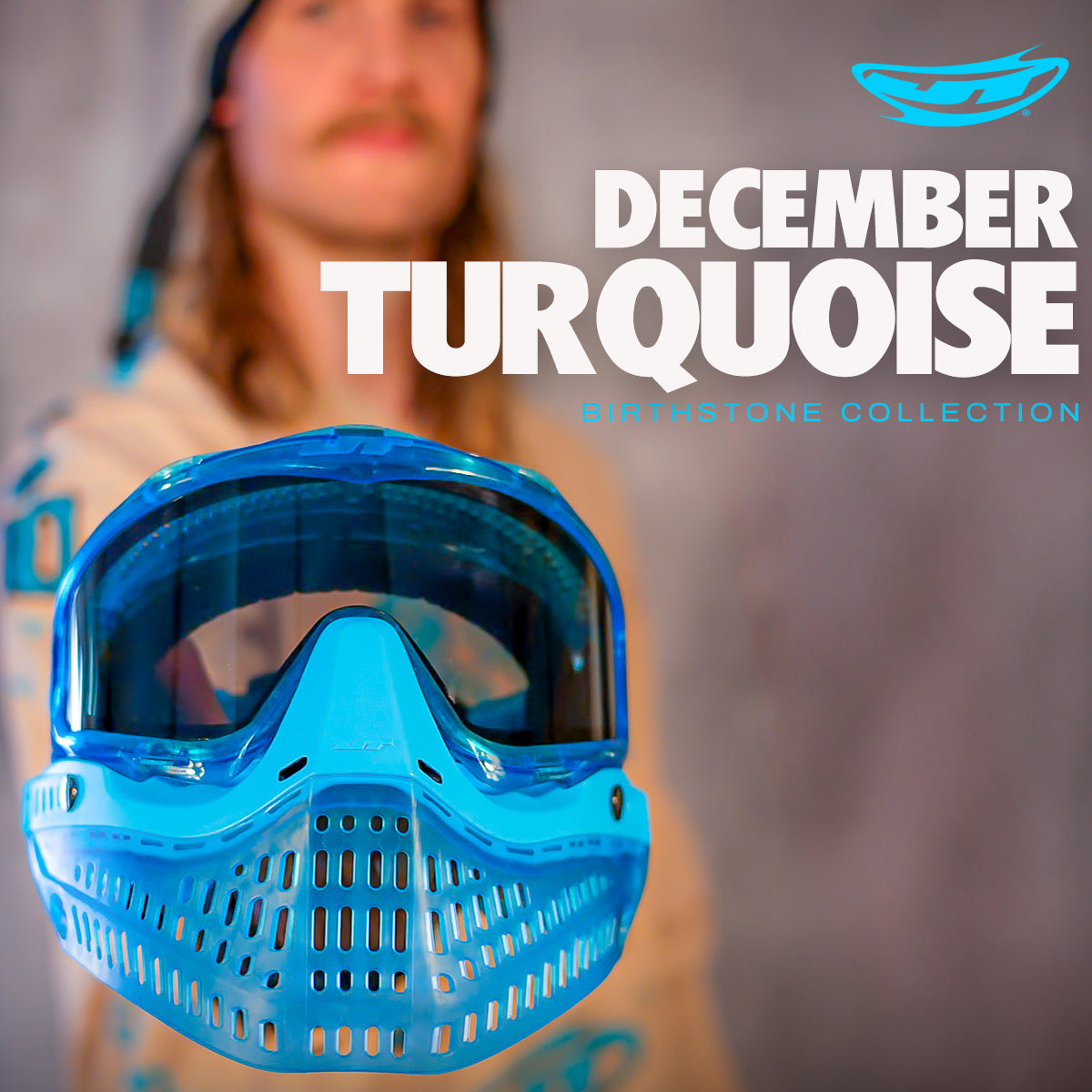 Man holding JT Proflex December Birthstone Ice Turquoise