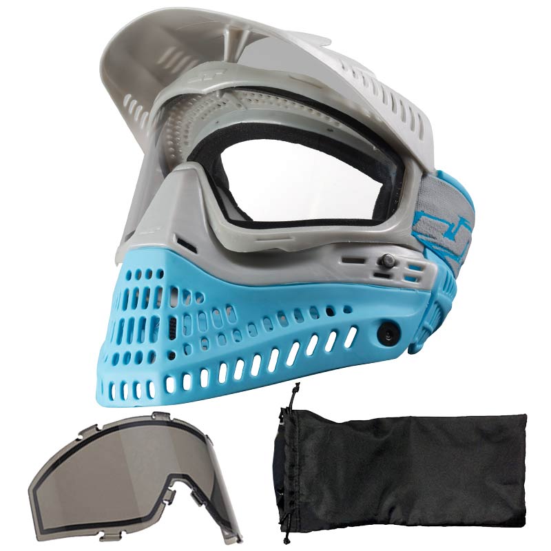 JT Spectra Proflex LE 2.0 Paintball Thermal Goggle Surfer Blue Silver