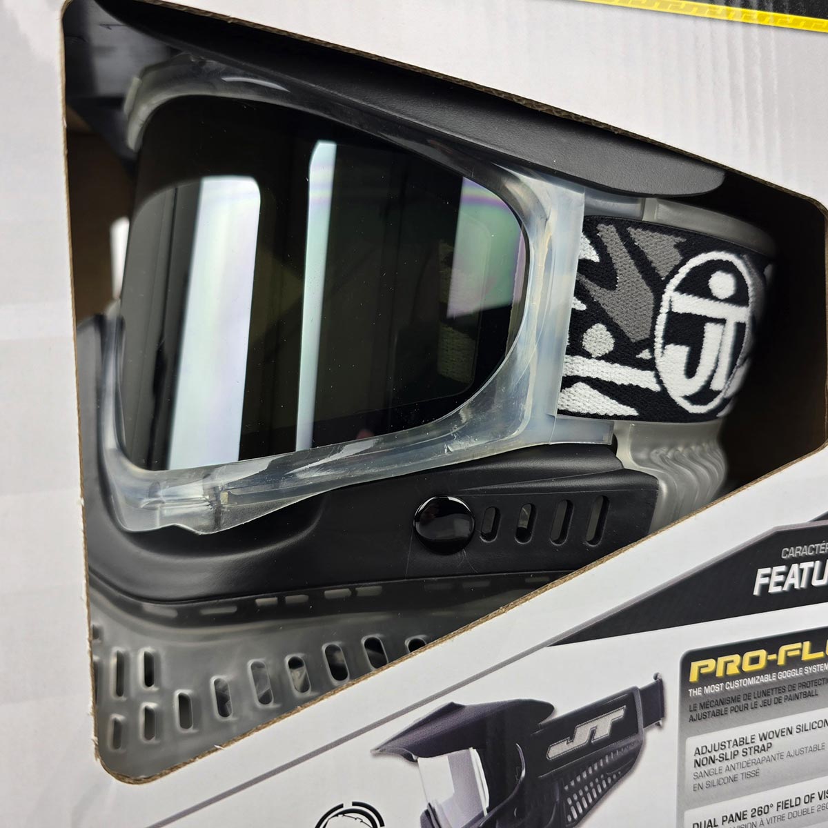 JT ProFlex SE Goggle Clear Ice w Chrome Lens