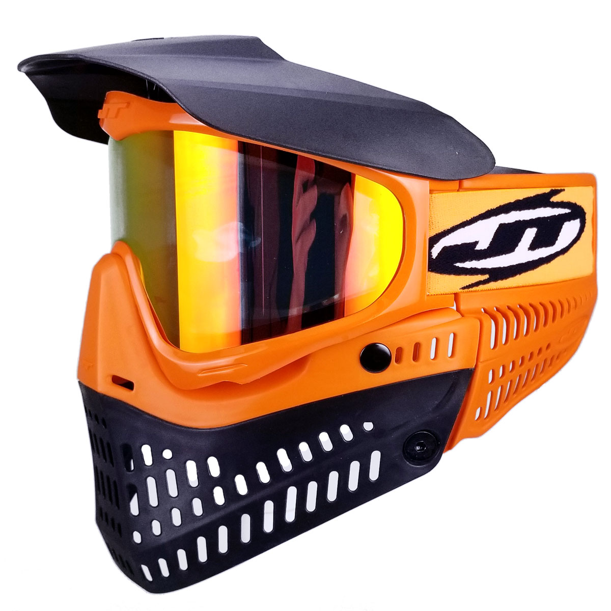 JT Proflex LE Thermal Paintball Goggles Brimstone Orange Black