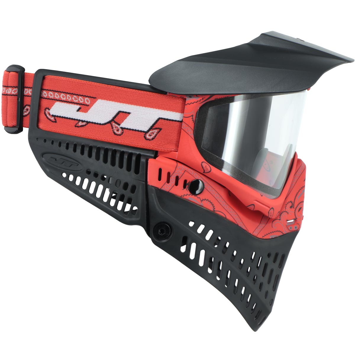 JT ProFlex Bandana Goggle LE Red with Extra Lens