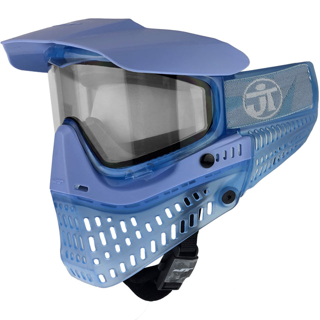 Blue JT ProFlex Birthstone Ice March Aquamarine Goggle on a white background