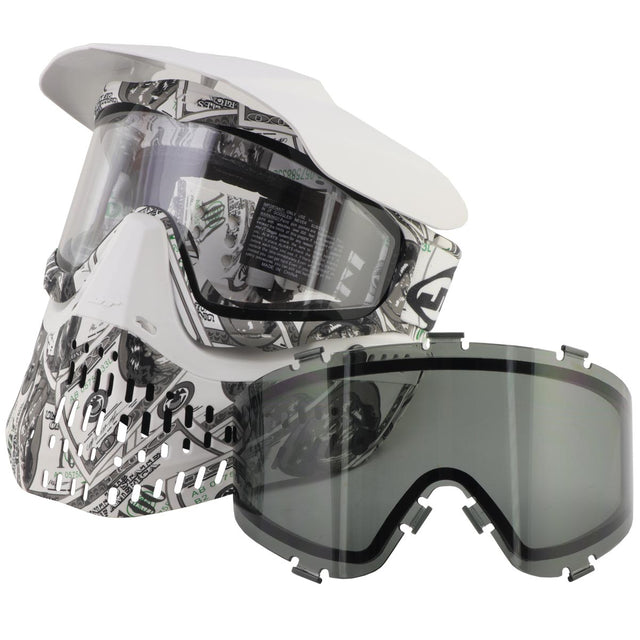 White money pattern JT ProFlex 100 Dollar Bill Goggle LE with Extra Lens in smoke