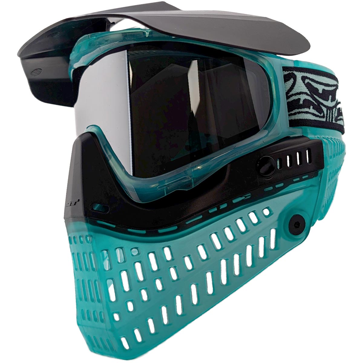 JT Teal Ice Proflex Goggle angled view