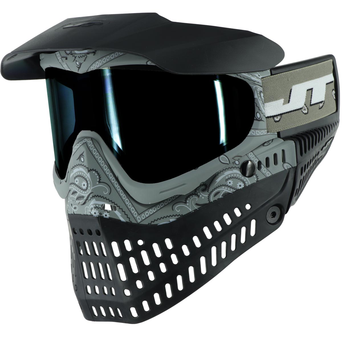 JT ProFlex Bandana Goggle LE Grey w Smoke Lens