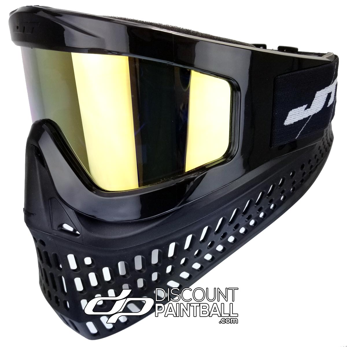 JT Proflex X Thermal Paintball Goggles Black w Gold Prizm Lens