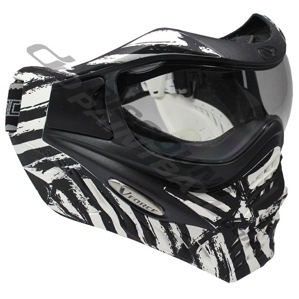 VForce Grill LTD Paintball Goggles White Zebra