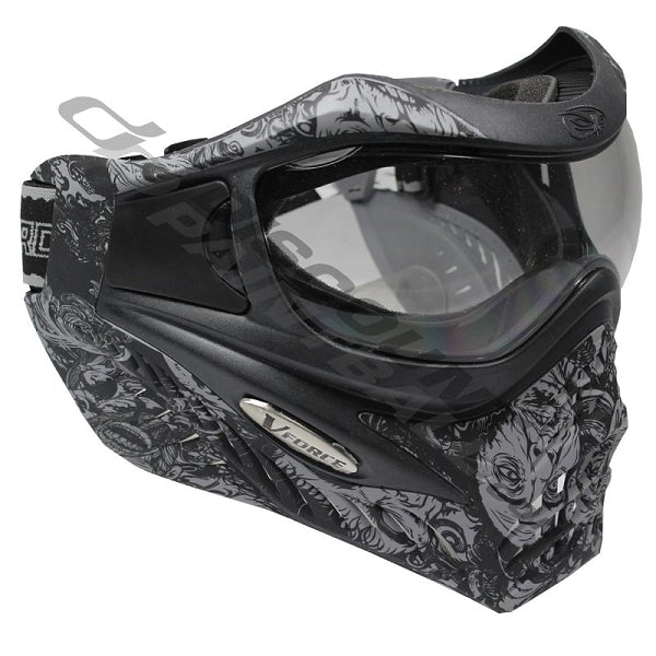 VForce Grill LTD Paintball Goggles Charcoal Zombie