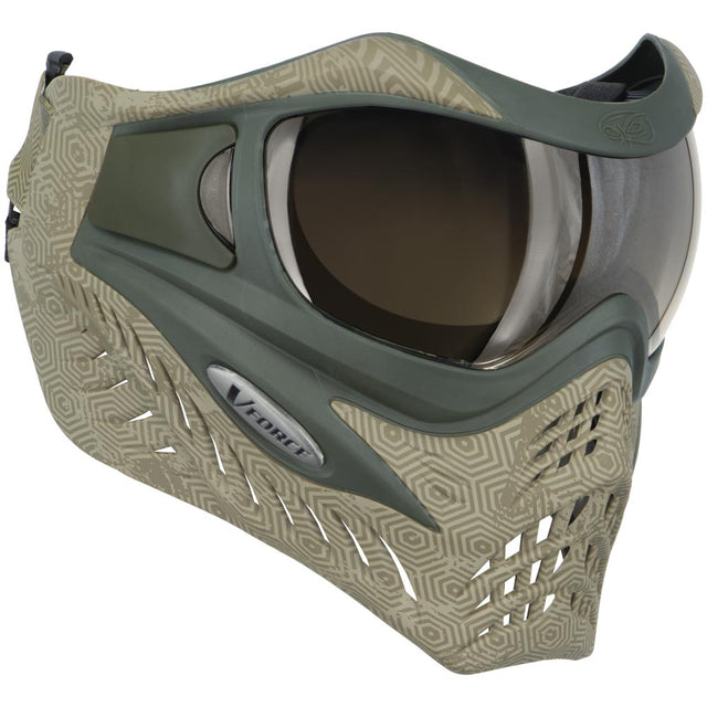 VForce Grill SE Hextreme Sand Paintball Mask w HDR and Clear Lens
