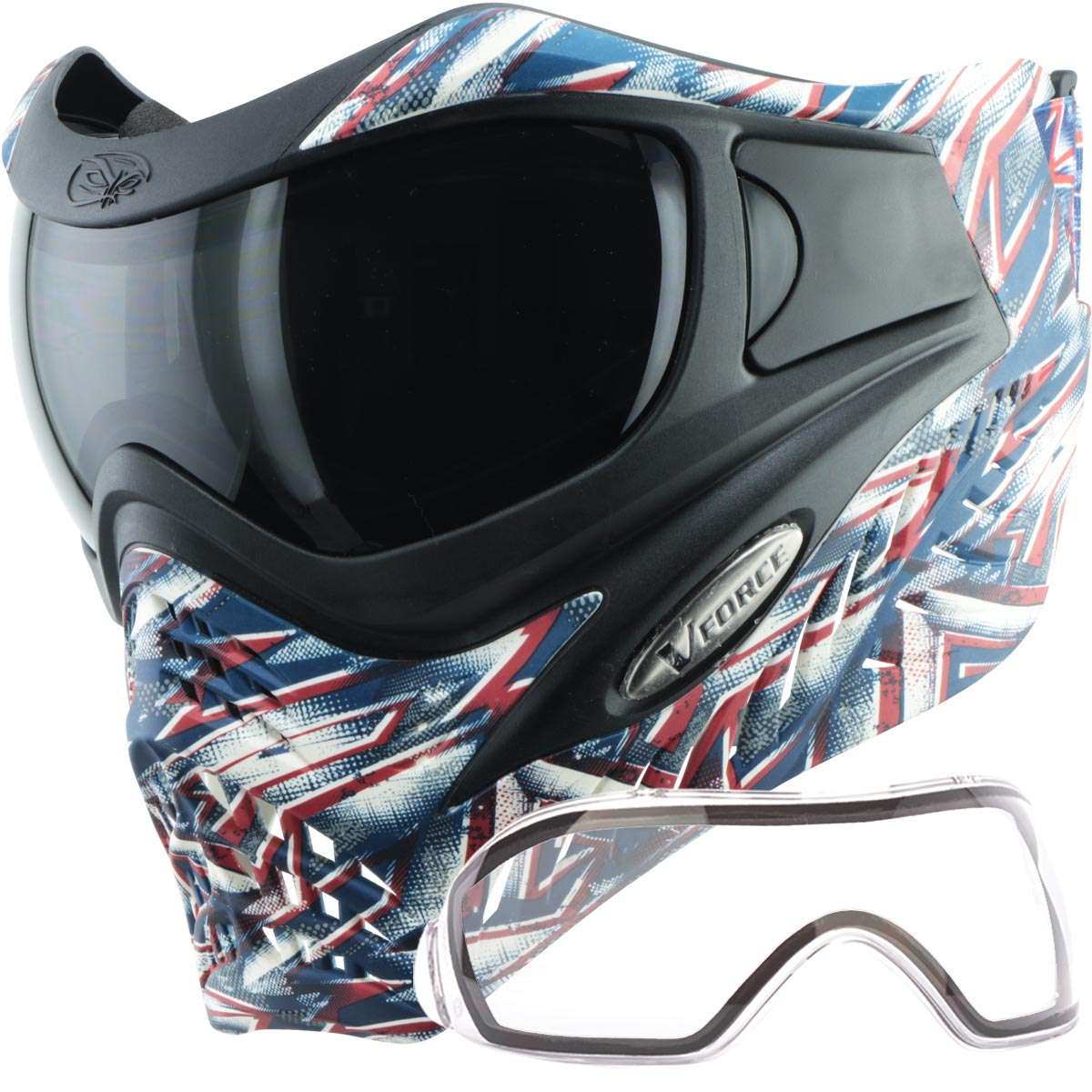 VForce Grill SE Spangled Hero Mask w Smoke and Clear Lens