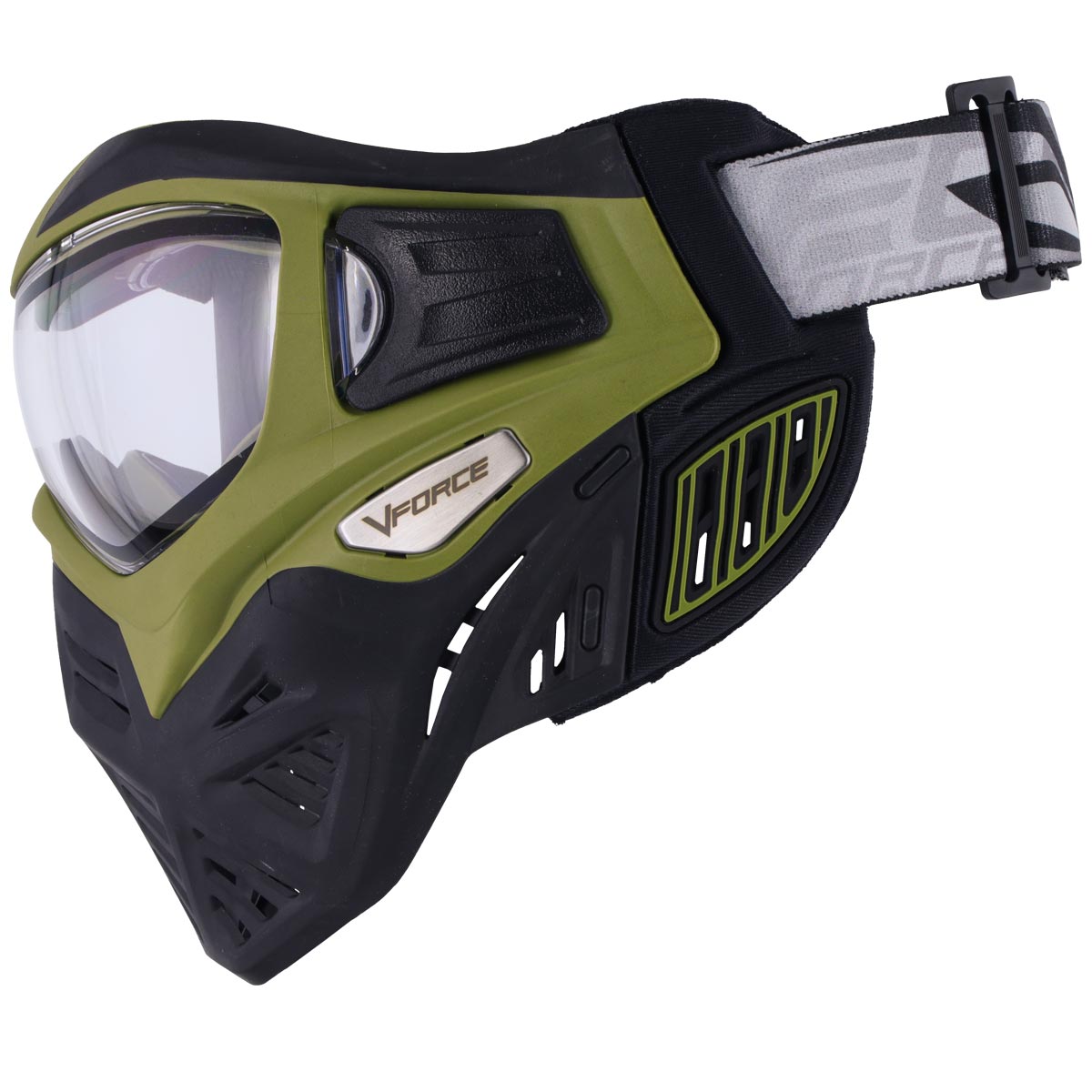 VForce Grill 2.0 Paintball Mask Crocodile Olive Black