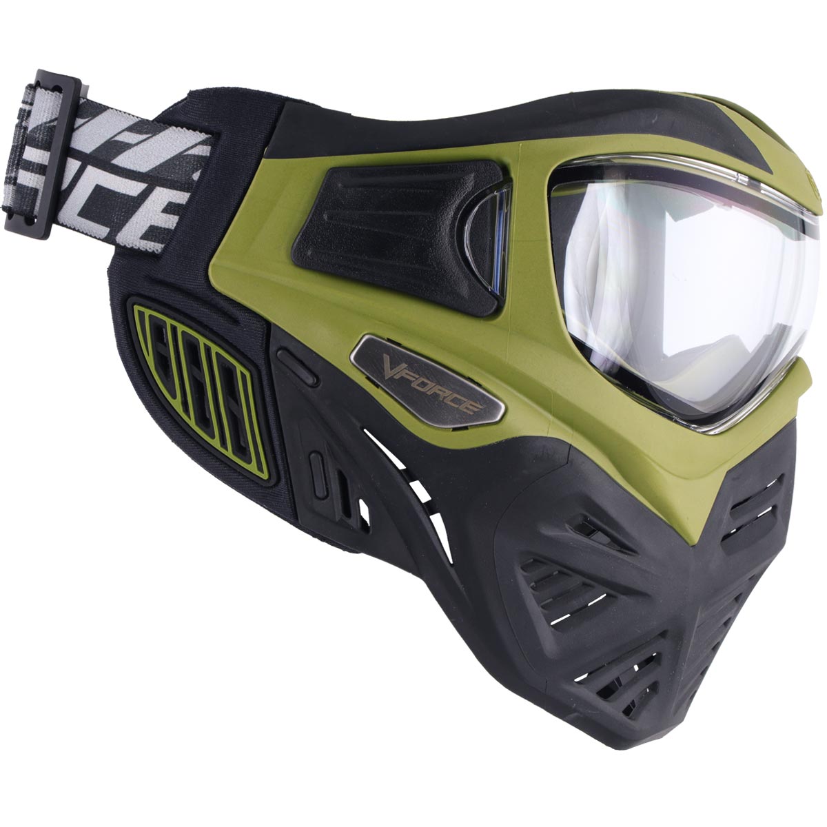 VForce Grill 2.0 Paintball Mask Crocodile Olive Black