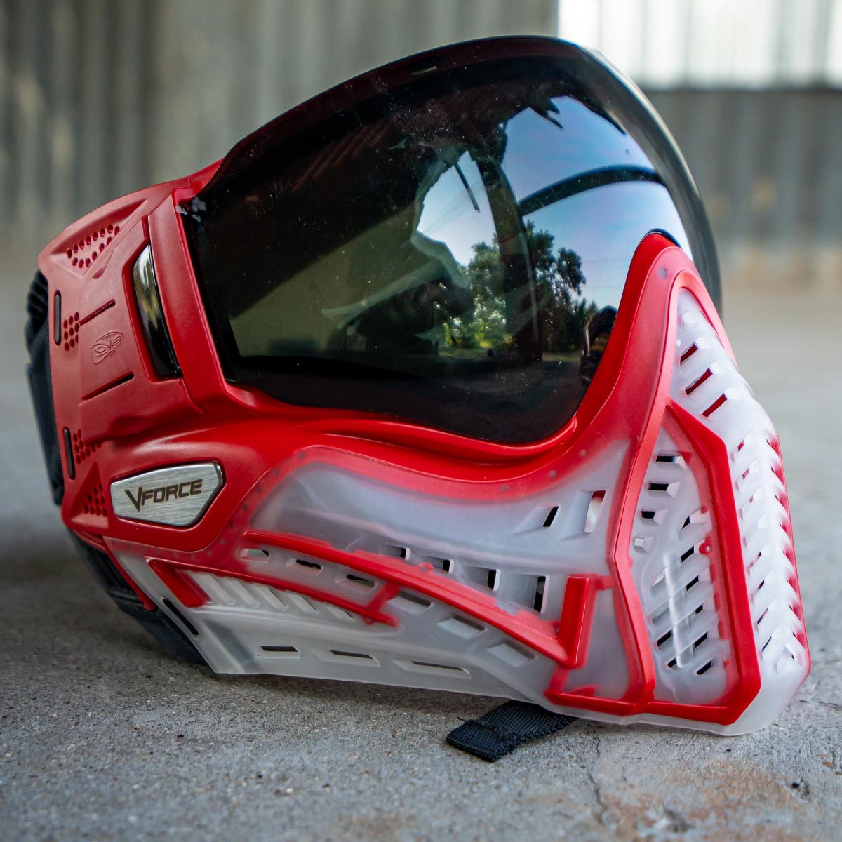 VForce Profiler 2.0 Fighter Goggle Red front view