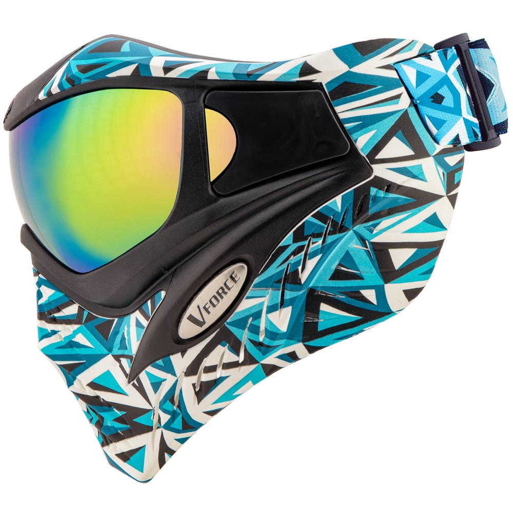 VForce Grill SE Angler Aqua Thermal Paintball Mask
