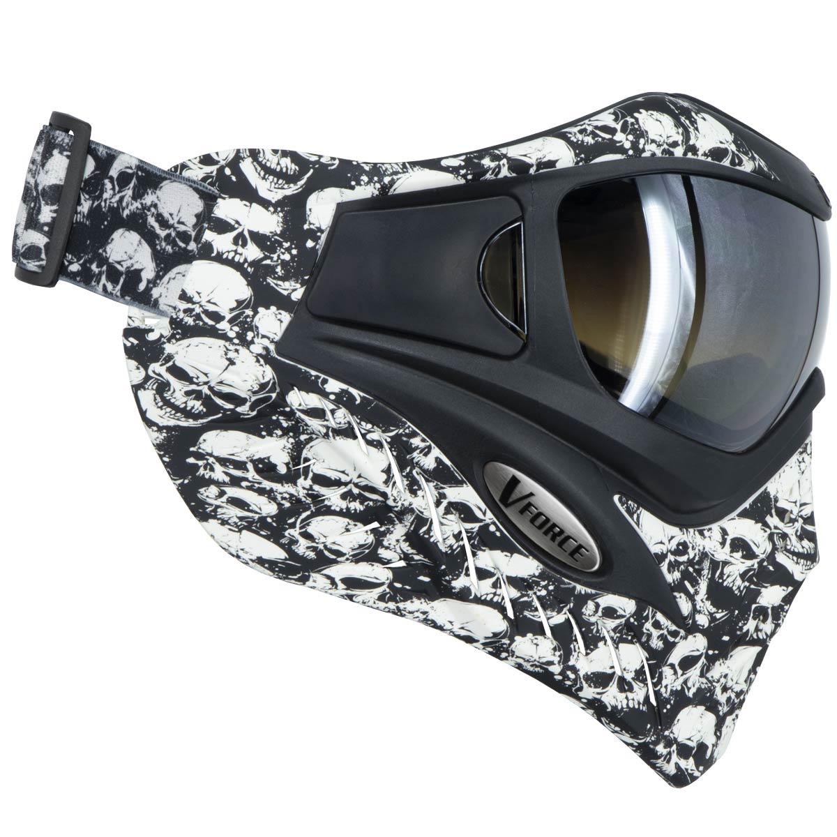 VForce Grill SE Catacomb Skull Mask w Ninja and Clear Lens