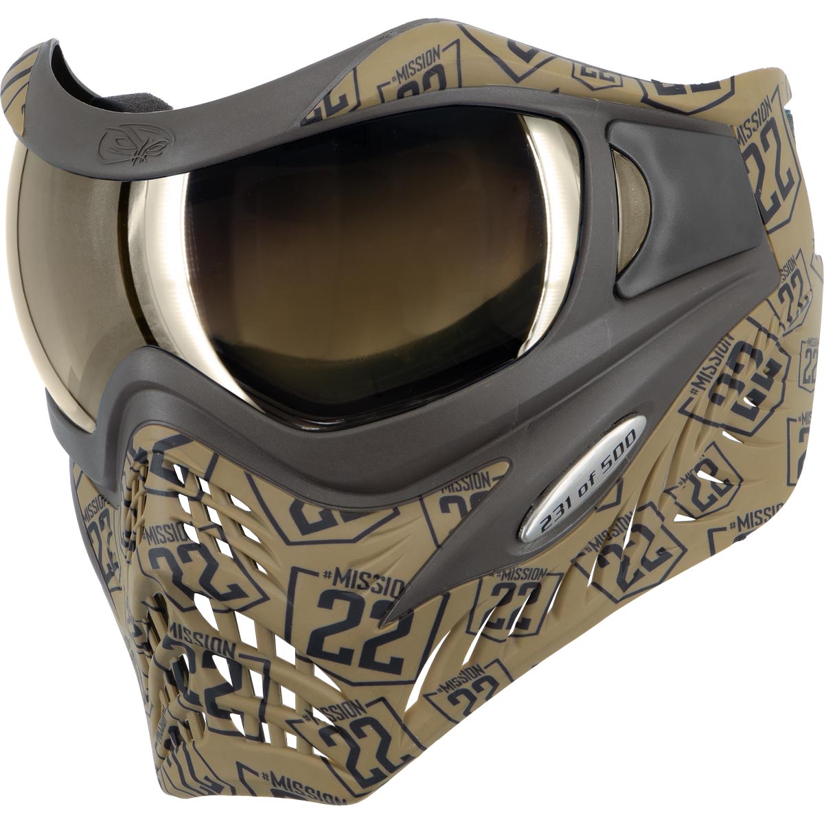 VForce Grill SE Paintball Mask Mission 22 w Extra Lens