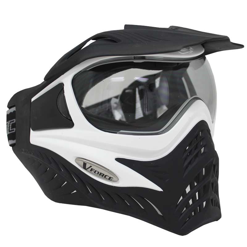 VForce Grill Paintball Mask SC Thermal White Black