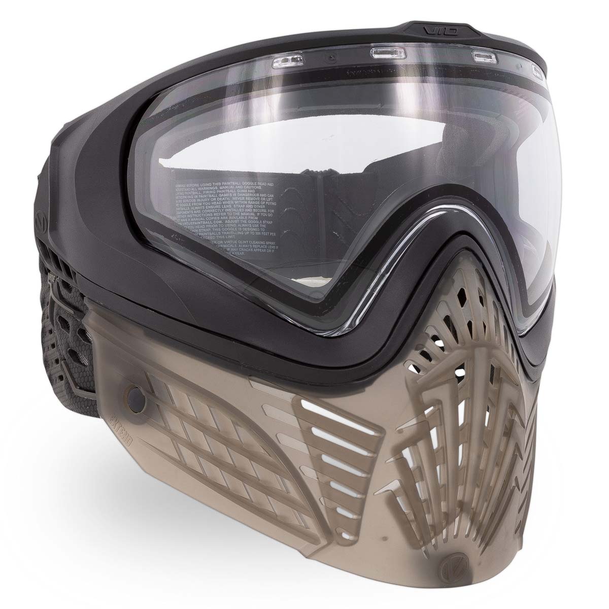 Virtue VIO Extend 2 Thermal Paintball Goggle Black