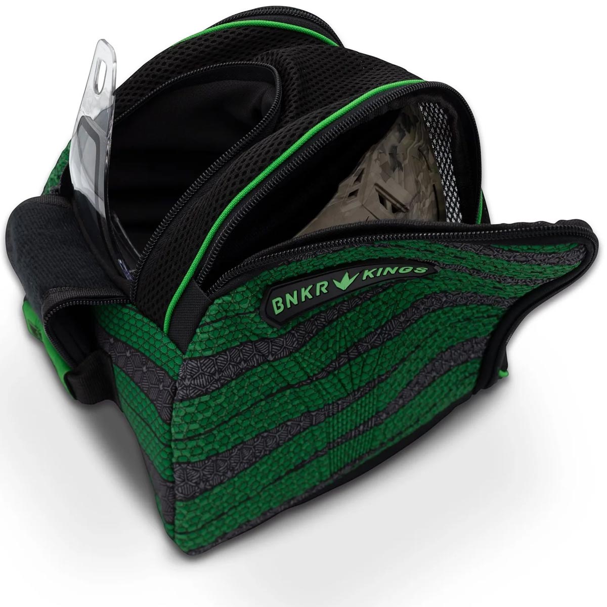 Bunkerkings Supreme Goggle Bag Lime Laces