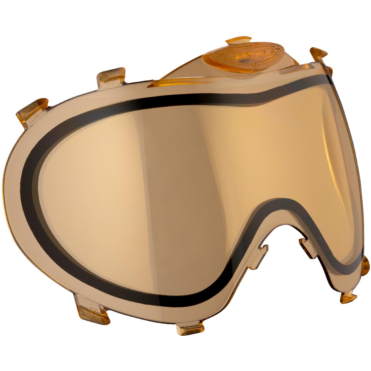 HD Dye i3 Pro lens for paintball goggle on a white background