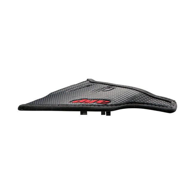 black paintball visor side Dye Wing Visor I4 I5 Black Red