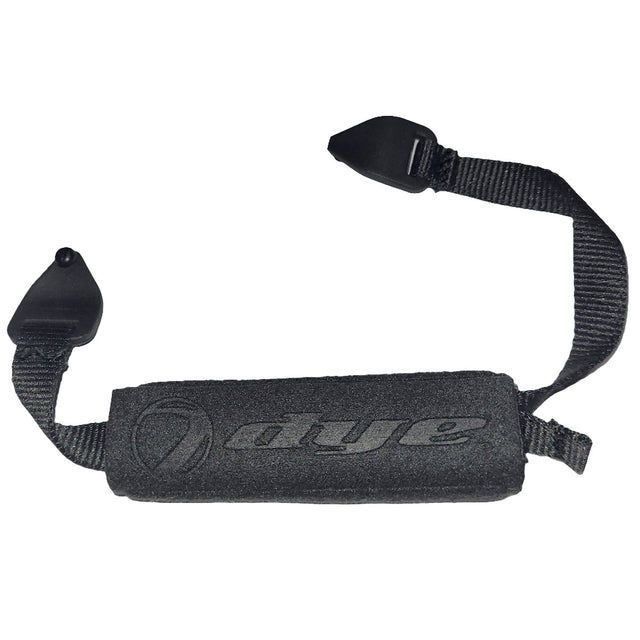 Dye i4 i5 Chin Strap with Pad Black on a white background