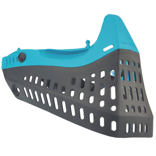 JT Proflex Goggle Skirt Bottom Turquoise Black angle view
