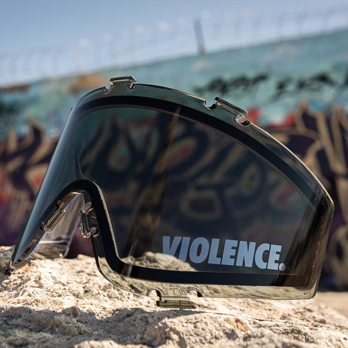 JT ProFlex Violence Lens with chrome logo