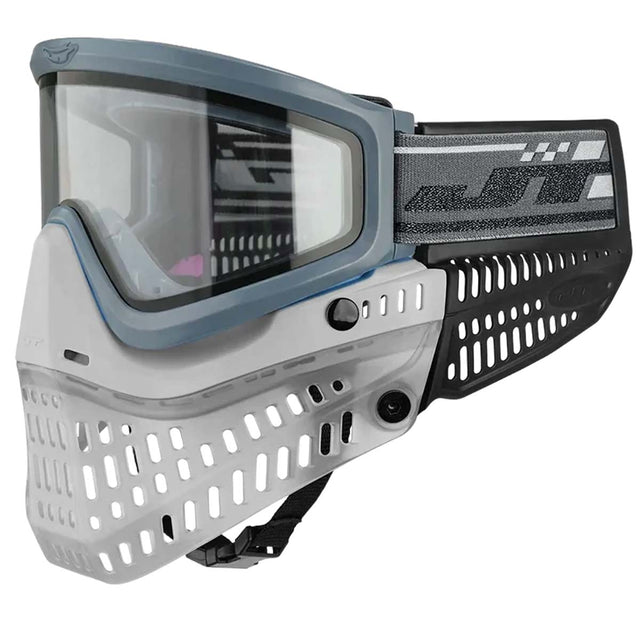 JT QLS Goggle Frame w Lens and Strap Dark Grey replacement lens JT paintball goggle shown installed