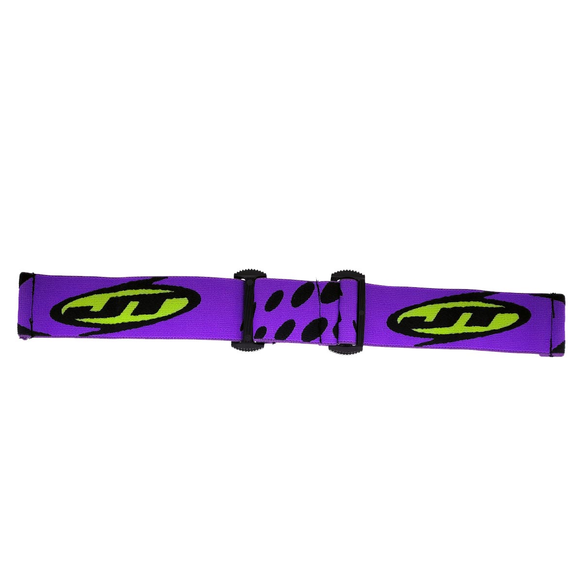 JT Proflex Woven Goggle Strap Purple Lime