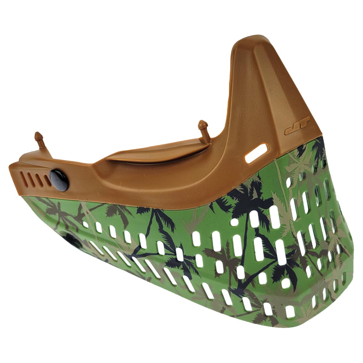 JT ProFlex Goggle Skirt Bottom Palm Tree Brown and green