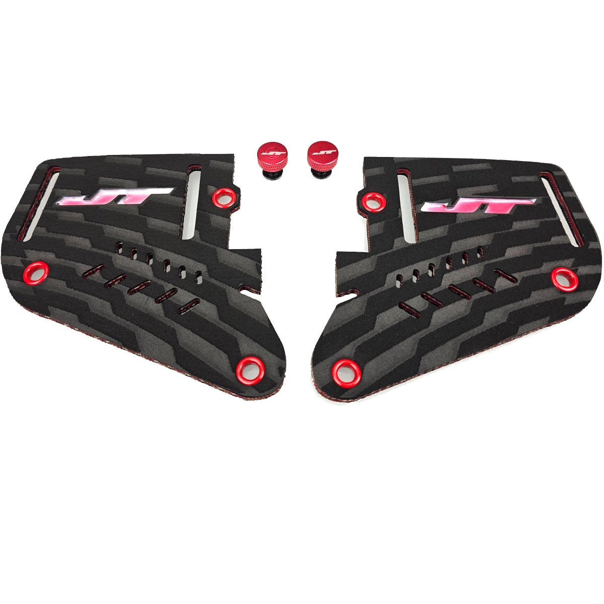 JT Proflex Inline Earset with Thumb Screws red