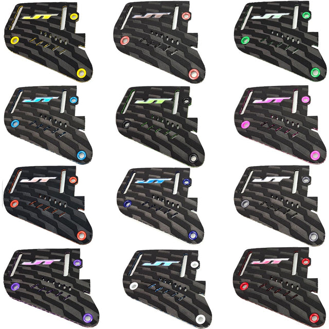 array of JT Proflex Inline Earset with Thumb Screws in all colors