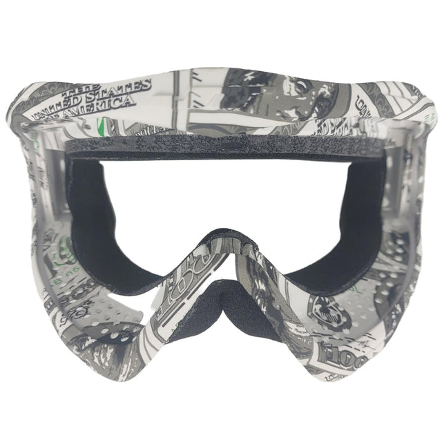 JT ProFlex Goggle Frame 100 Dollar Bill on a white background