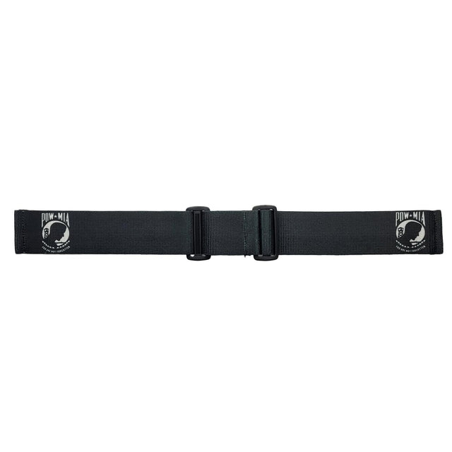 KM JT Goggle Strap POW MIA Black on a white background