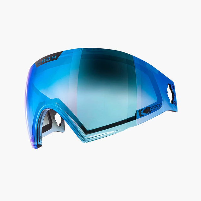 CRBN C Spec Midlight Thermal Lens Cyan Fade Cyan Mirror for paintball goggles