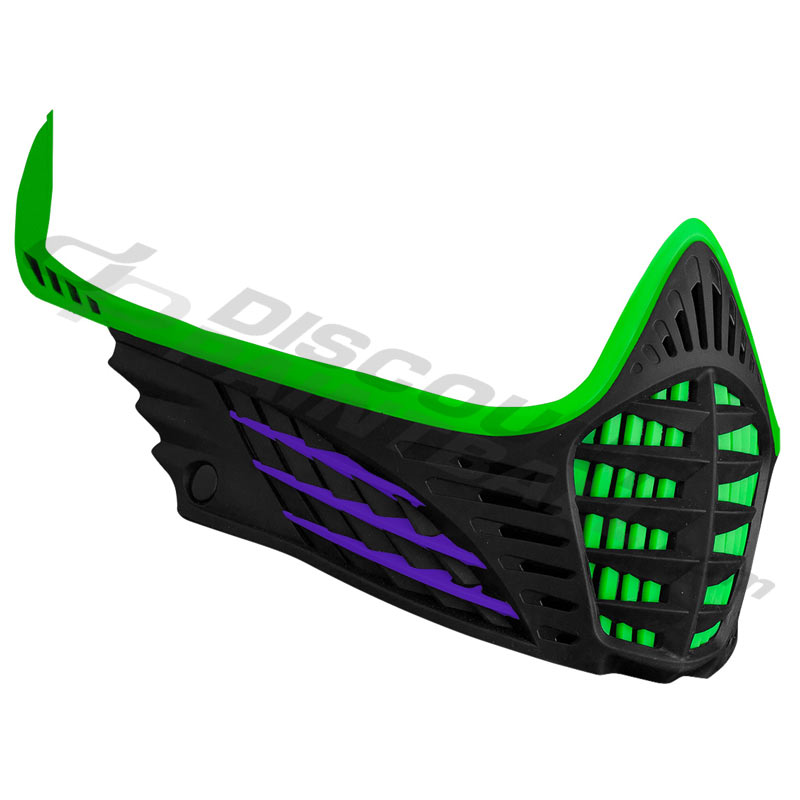 Virtue VIO Facemask Lime Purple Black
