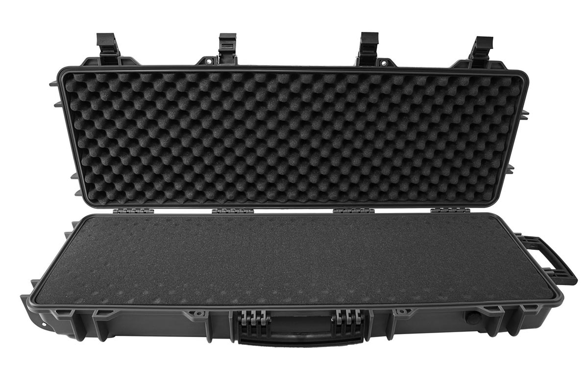 Nuprol Large Rifle Case with PNP Foam hard case open to interior view