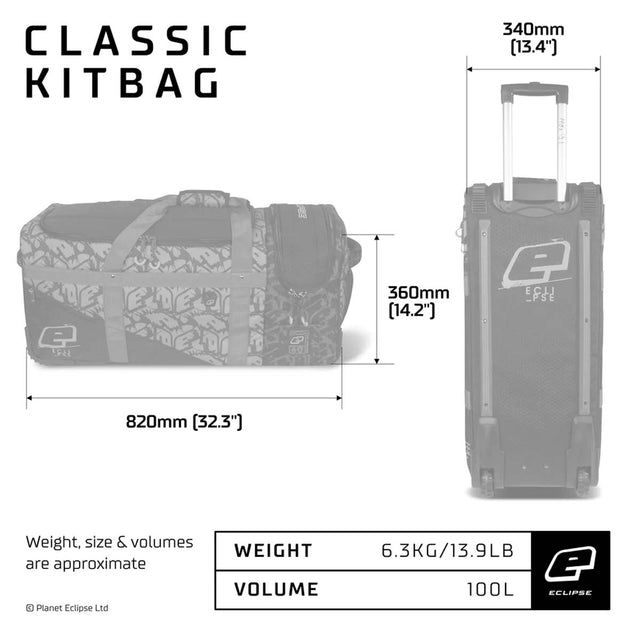 Eclipse GX2 Classic Paintball Gear Bag HDE Earth