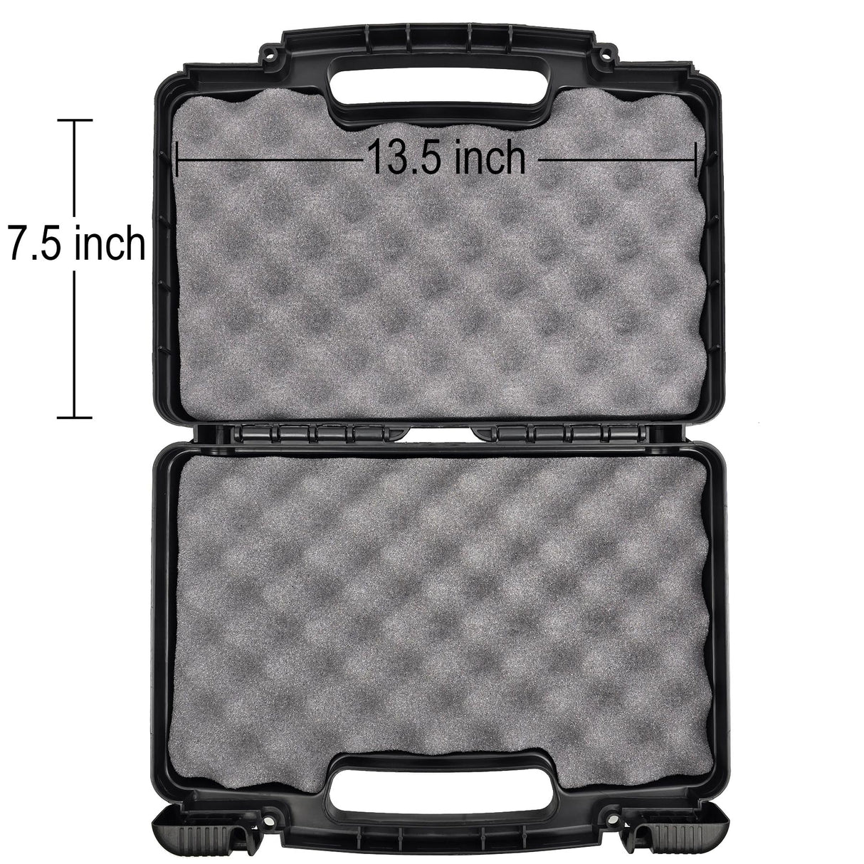 TSI Lockable Pistol Case Black interior foam