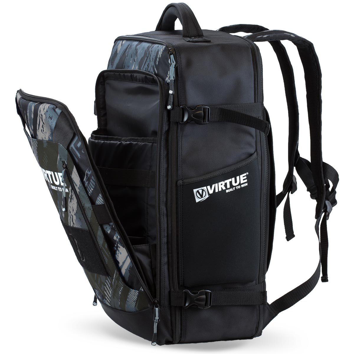 Virtue Gambler Backpack and Gear Bag Graphic Black