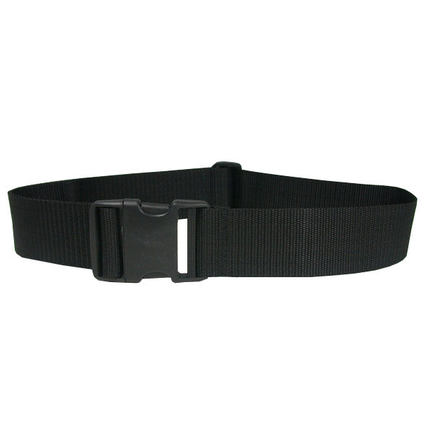Nylon Clip Belt 2" Wide Black adjustable