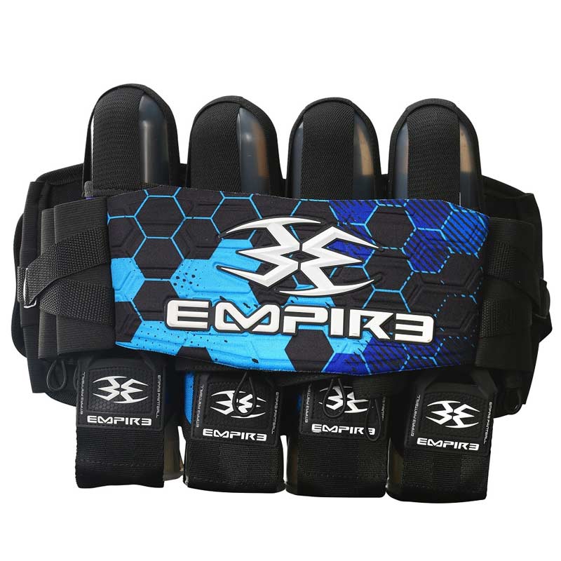 Empire Compressor Pack Paintball Harness 2014 FT 4+7 Blue Hex