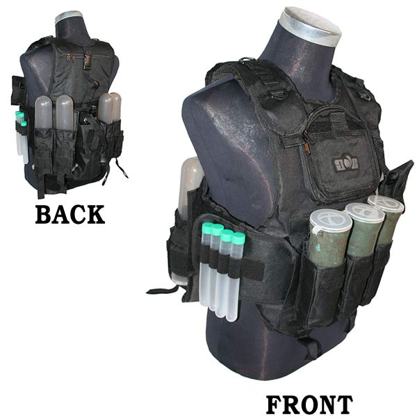 GXG Tactical Paintball Vest Black
