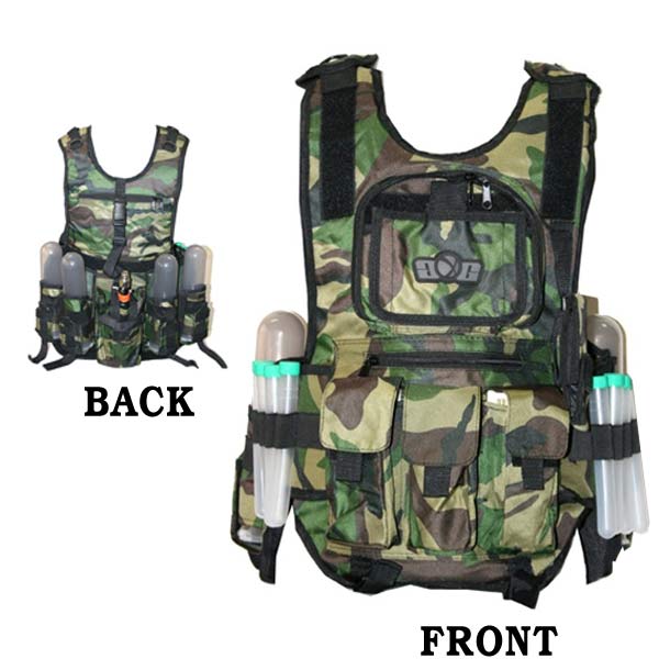 GXG Tactical Paintball Vest Woodland