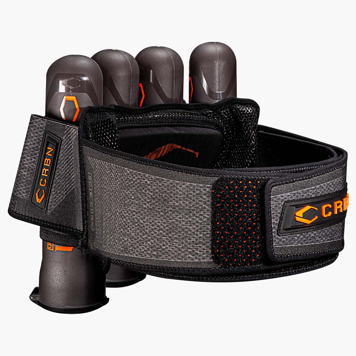 CRBN Paintball SC Harness 4 Pod Black Heather left side